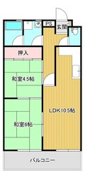 坂根ハイツの物件間取画像